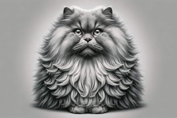 Image of a Persian cat with a lush and healthy coat, showcasing the importance of nutrition for their well-being