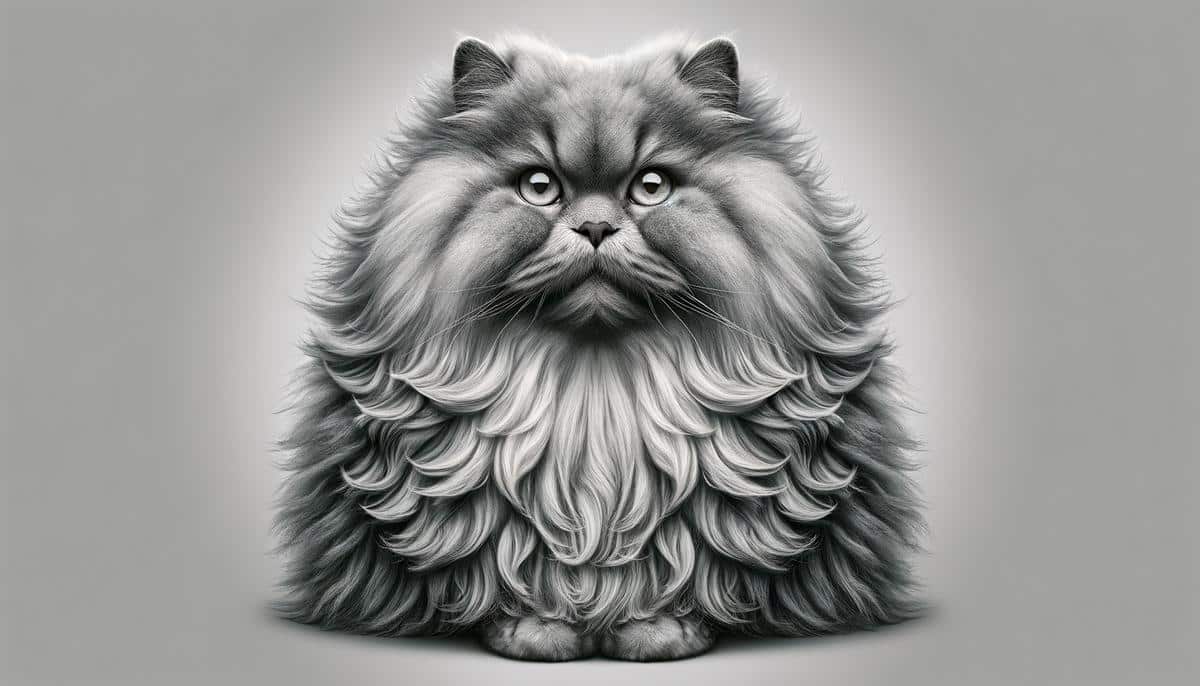 Image of a Persian cat with a lush and healthy coat, showcasing the importance of nutrition for their well-being